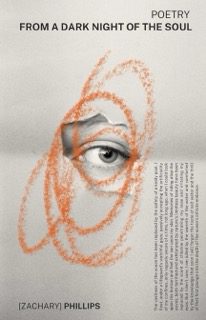 A surreal book cover featuring a close-up human eye surrounded by swirling orange chalk-like marks that appear to spiral outward from the pupil. The eye seems to float disconnected from any face or body, evoking themes of detachment, altered perception, and the experience of observing oneself from outside one's own consciousness.
